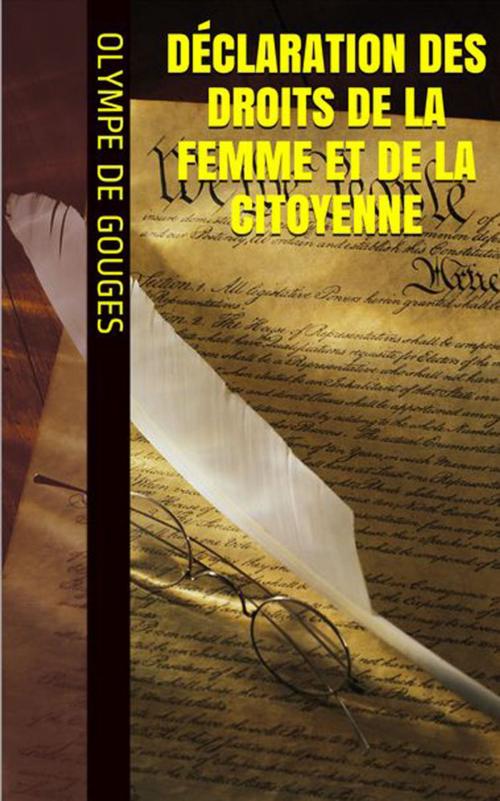 Cover of the book Déclaration des Droits de la Femme et de la Citoyenne by Olympe de Gouges, NT