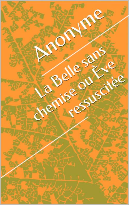 Cover of the book La Belle sans chemise ou Ève ressuscitée by Anonyme, CP