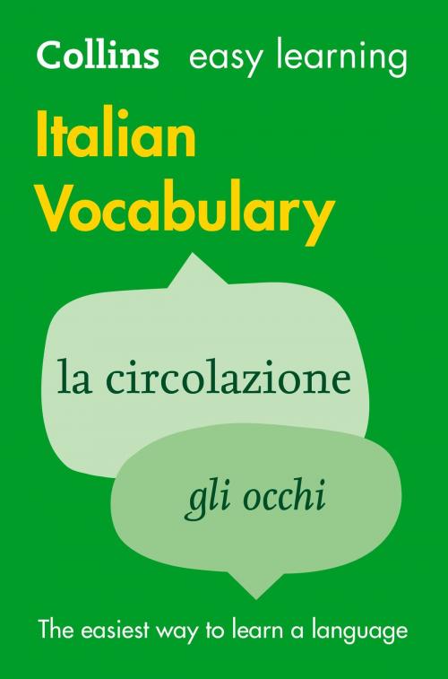 Cover of the book Easy Learning Italian Vocabulary by Collins Dictionaries, HarperCollins Publishers