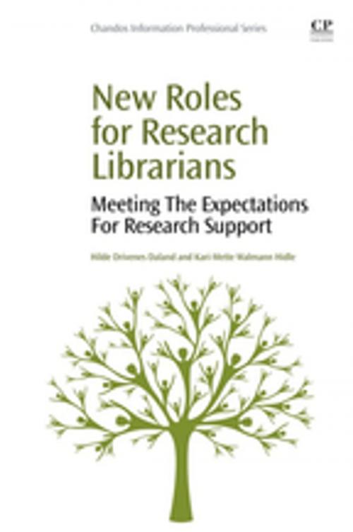 Cover of the book New Roles for Research Librarians by Hilde Daland, Kari-Mette Walmann Hidle, Elsevier Science