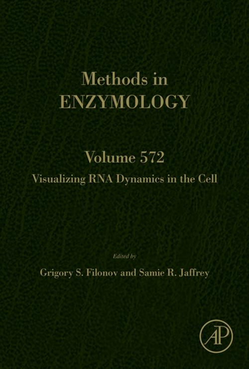 Cover of the book Visualizing RNA Dynamics in the Cell by Grigory S Filonov, Samie Jaffrey, Elsevier Science
