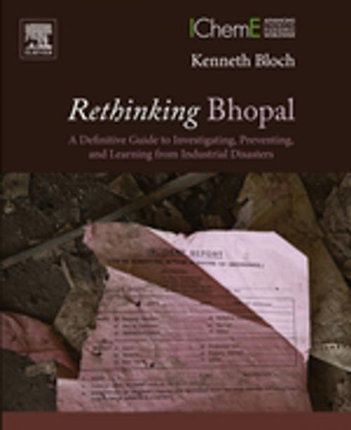Cover of the book Rethinking Bhopal by Kenneth Bloch, Elsevier Science