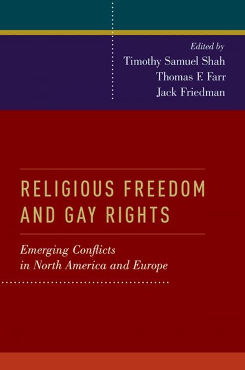 Cover of the book Religious Freedom and Gay Rights by Jack Friedman, Oxford University Press