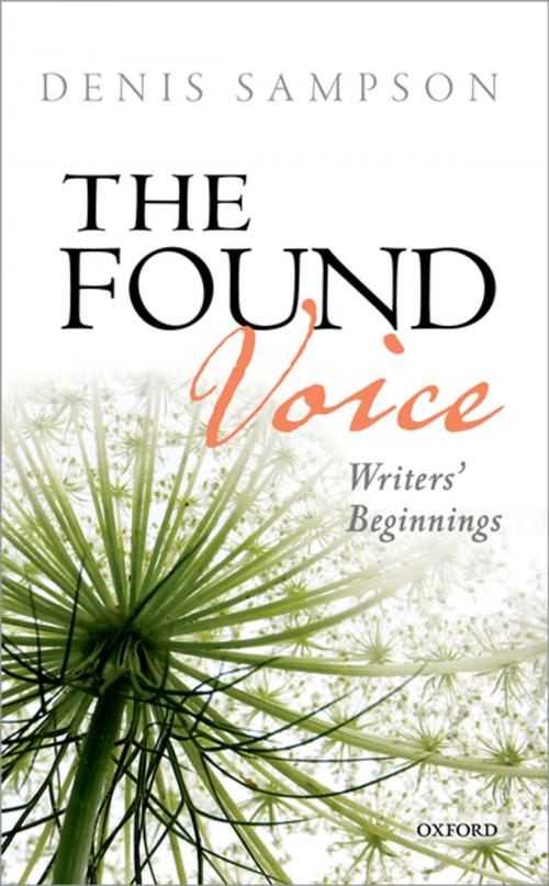 Cover of the book The Found Voice by Denis Sampson, OUP Oxford
