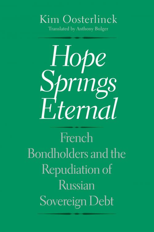 Cover of the book Hope Springs Eternal by Kim Oosterlinck, Yale University Press