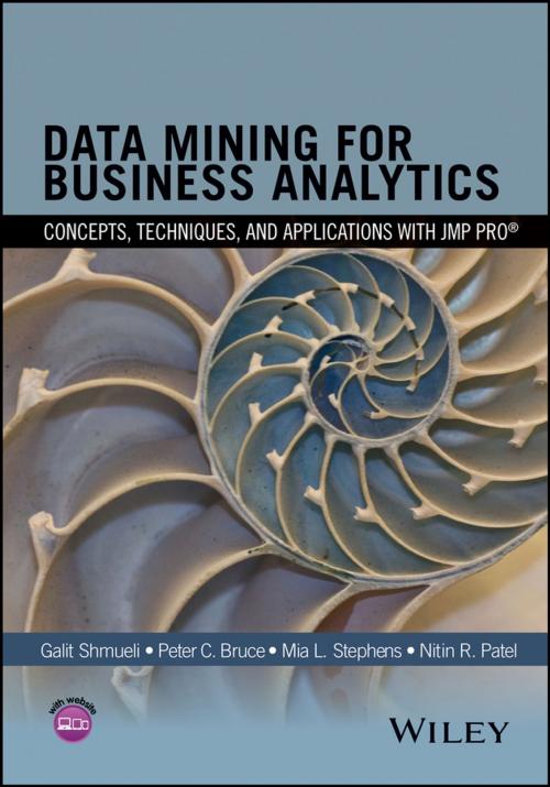Cover of the book Data Mining for Business Analytics by Galit Shmueli, Peter C. Bruce, Mia L. Stephens, Nitin R. Patel, Wiley