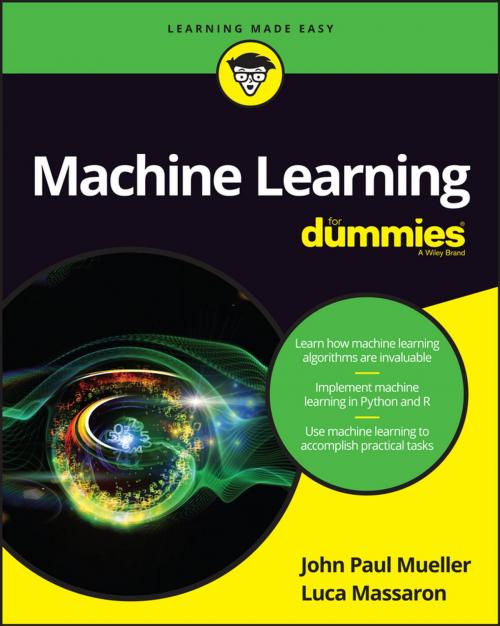 Cover of the book Machine Learning For Dummies by John Paul Mueller, Luca Massaron, Wiley
