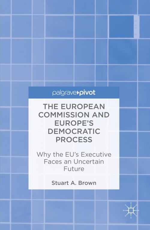 Cover of the book The European Commission and Europe's Democratic Process by Stuart A. Brown, Palgrave Macmillan UK