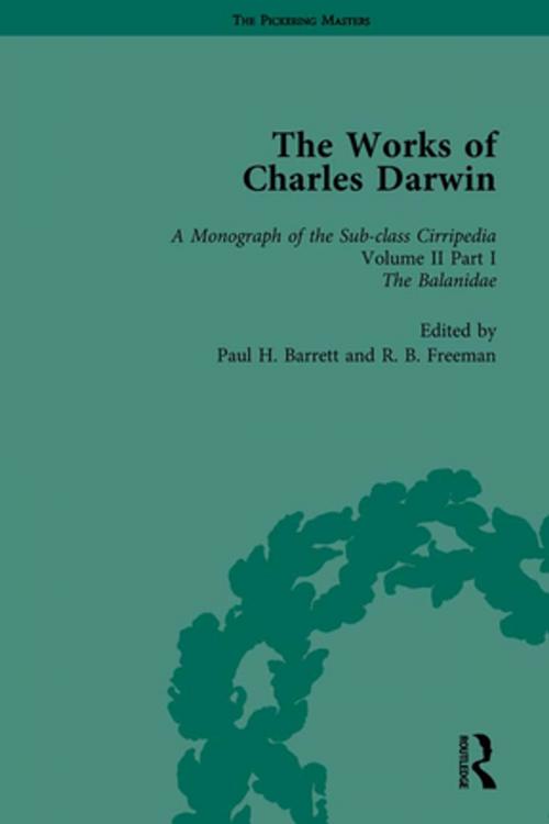 Cover of the book The Works of Charles Darwin: Vol 12: A Monograph on the Sub-Class Cirripedia (1854), Vol II, Part 1 by Paul H Barrett, Taylor and Francis