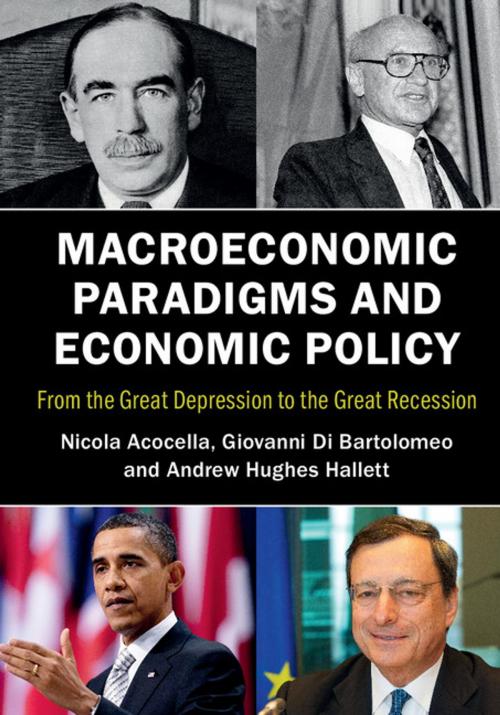 Cover of the book Macroeconomic Paradigms and Economic Policy by Nicola Acocella, Giovanni Di Bartolomeo, Andrew Hughes Hallett, Cambridge University Press
