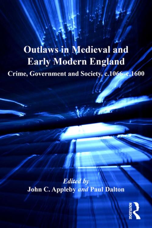 Cover of the book Outlaws in Medieval and Early Modern England by , Taylor and Francis