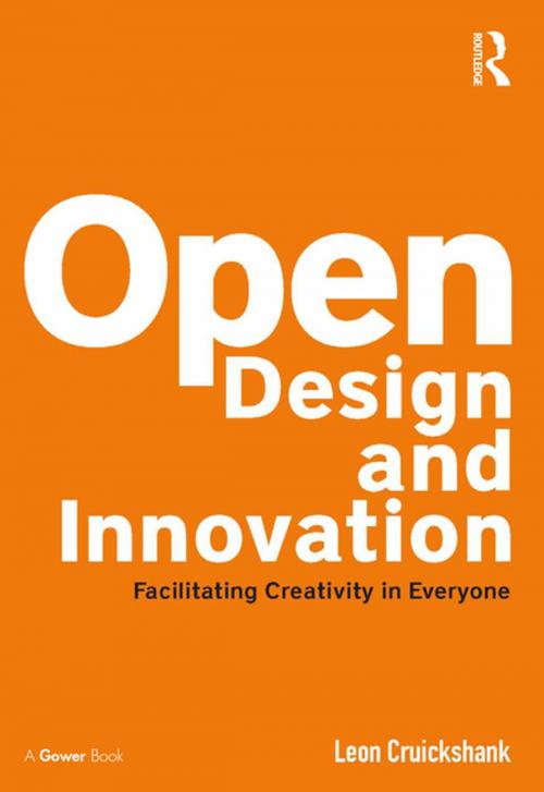 Cover of the book Open Design and Innovation by Leon Cruickshank, Taylor and Francis