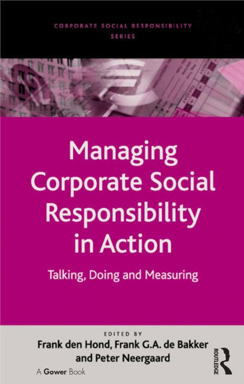 Cover of the book Managing Corporate Social Responsibility in Action by Frank de Bakker, Taylor and Francis