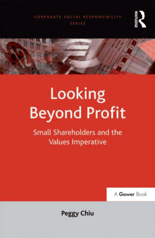 Cover of the book Looking Beyond Profit by Peggy Chiu, Taylor and Francis