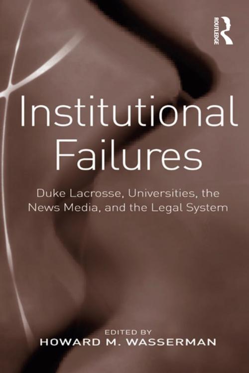 Cover of the book Institutional Failures by , Taylor and Francis