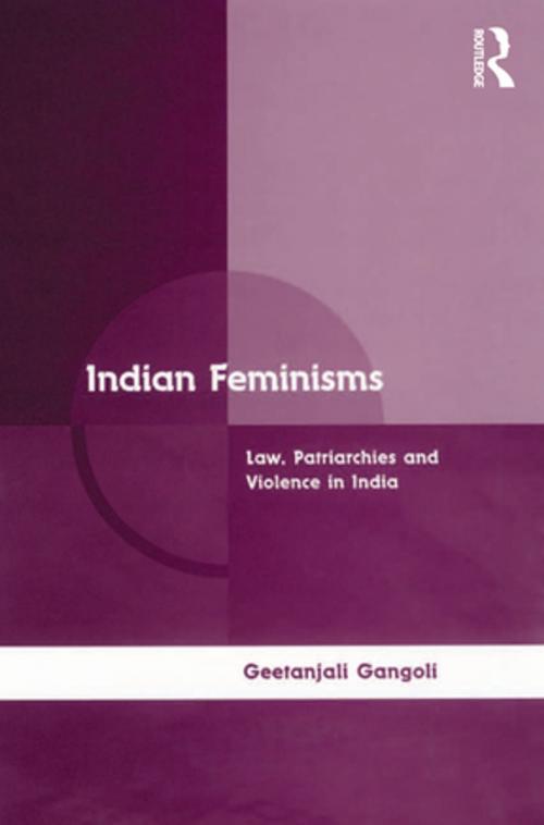 Cover of the book Indian Feminisms by Geetanjali Gangoli, Taylor and Francis