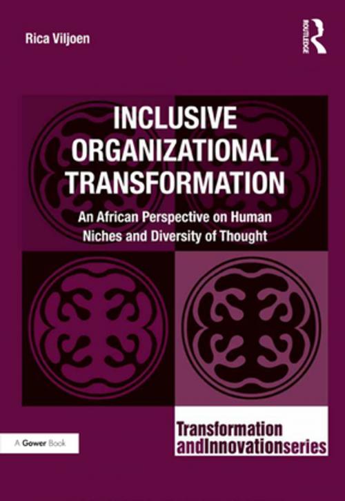 Cover of the book Inclusive Organizational Transformation by Rica Viljoen, Taylor and Francis