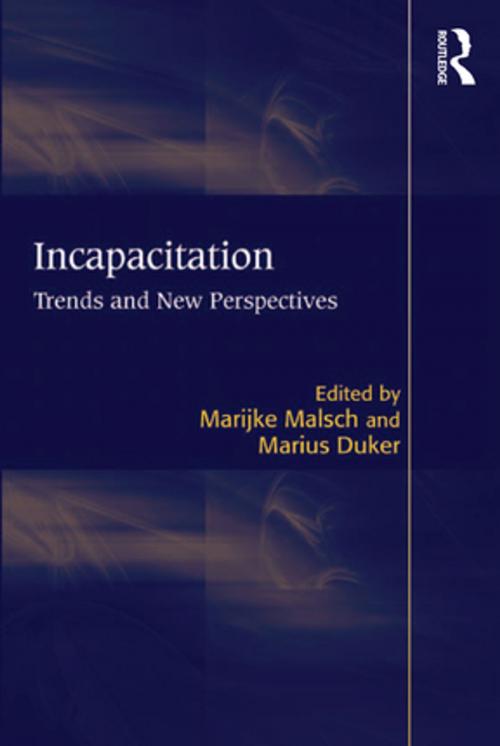Cover of the book Incapacitation by , Taylor and Francis