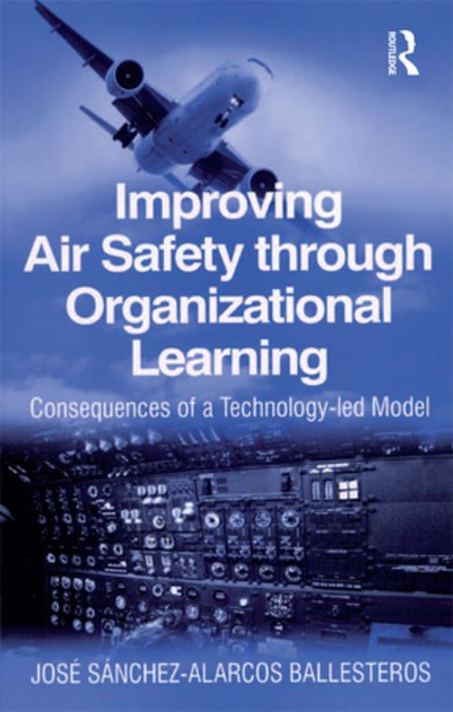 Cover of the book Improving Air Safety through Organizational Learning by Jose Sanchez-Alarcos Ballesteros, CRC Press