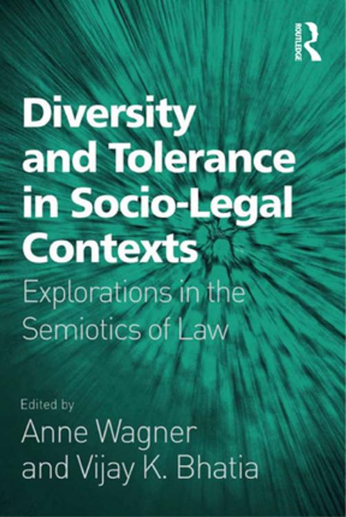 Cover of the book Diversity and Tolerance in Socio-Legal Contexts by Vijay K. Bhatia, Taylor and Francis