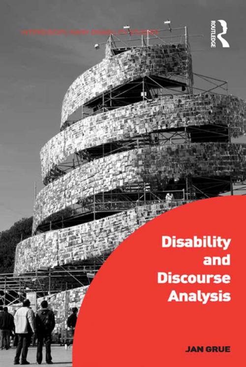 Cover of the book Disability and Discourse Analysis by Jan Grue, Taylor and Francis