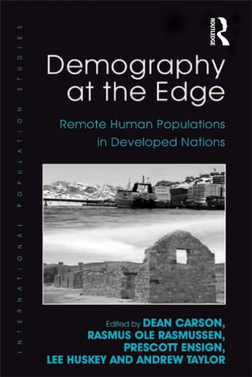 Cover of the book Demography at the Edge by Rasmus Ole Rasmussen, Prescott Ensign, Lee Huskey, Taylor and Francis