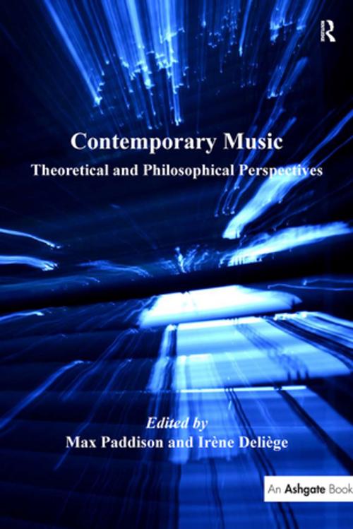 Cover of the book Contemporary Music by Irène Deliège, Taylor and Francis