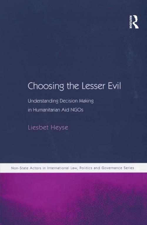 Cover of the book Choosing the Lesser Evil by Liesbet Heyse, Taylor and Francis