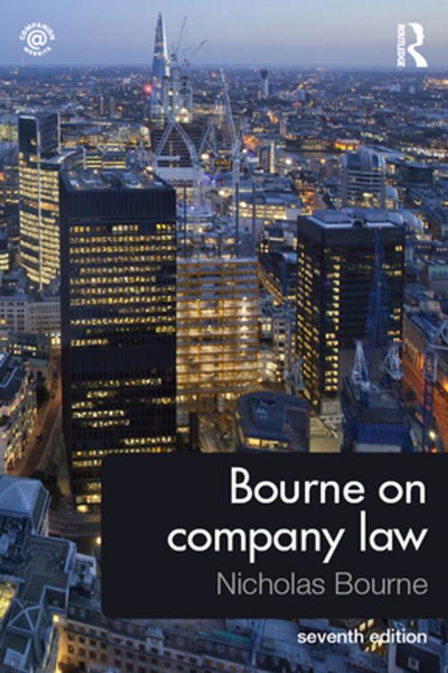 Cover of the book Bourne on Company Law by Nicholas Bourne, Taylor and Francis