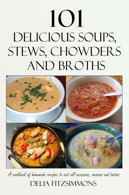 Cover of the book 101 Delicious Soups, Stews, Chowders and Broths by Delia Fitzsimmons, Triangle Circle Square
