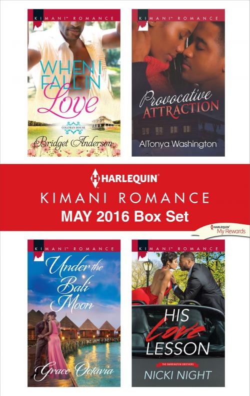 Cover of the book Harlequin Kimani Romance May 2016 Box Set by Bridget Anderson, Grace Octavia, AlTonya Washington, Nicki Night, Harlequin