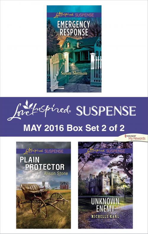 Cover of the book Harlequin Love Inspired Suspense May 2016 - Box Set 2 of 2 by Susan Sleeman, Alison Stone, Michelle Karl, Harlequin