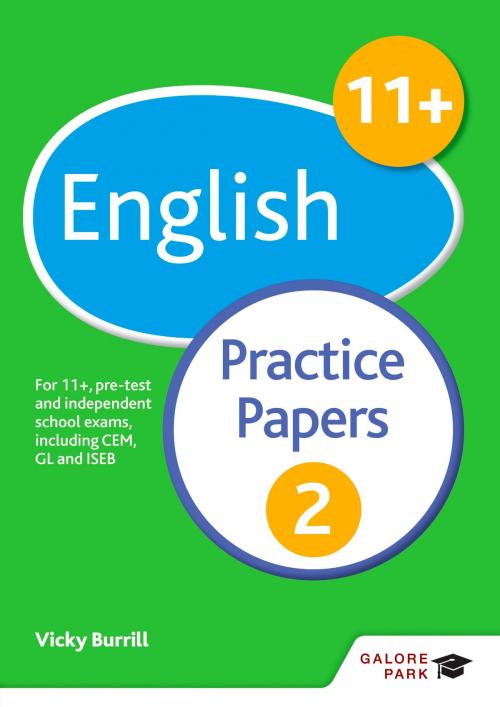 Cover of the book 11+ English Practice Papers 2 by Victoria Burrill, Hodder Education