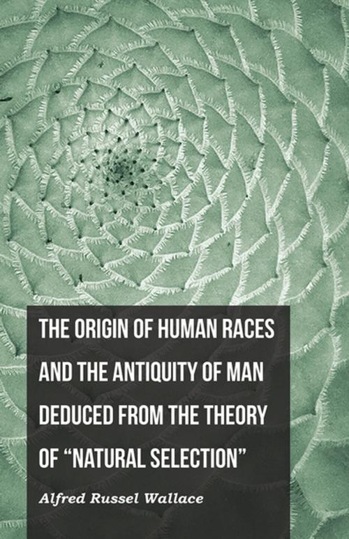 Cover of the book The Origin of Human Races and the Antiquity of Man Deduced From the Theory of "Natural Selection" by Alfred Russel Wallace, Read Books Ltd.