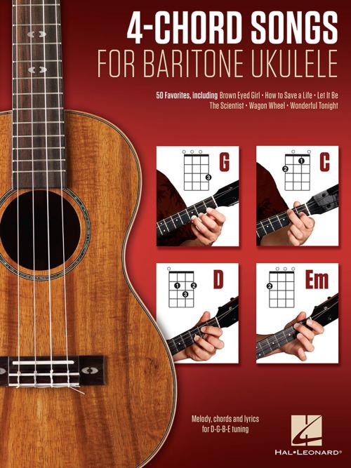 Cover of the book 4-Chord Songs for Baritone Ukulele (G-C-D-Em) by Hal Leonard Corp., Hal Leonard