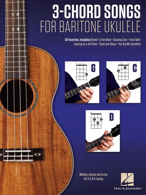 Cover of the book 3-Chord Songs for Baritone Ukulele (G-C-D) by Hal Leonard Corp., Hal Leonard