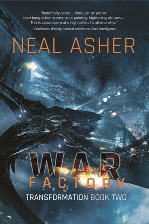 Cover of the book War Factory by Neal Asher, Night Shade Books