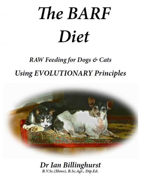 Cover of the book The Barf Diet by Ian Billinghurst, Dogwise Publishing