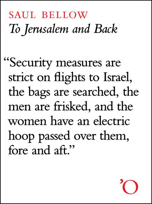 Cover of the book To Jerusalem and Back by Saul Bellow, Odyssey Editions