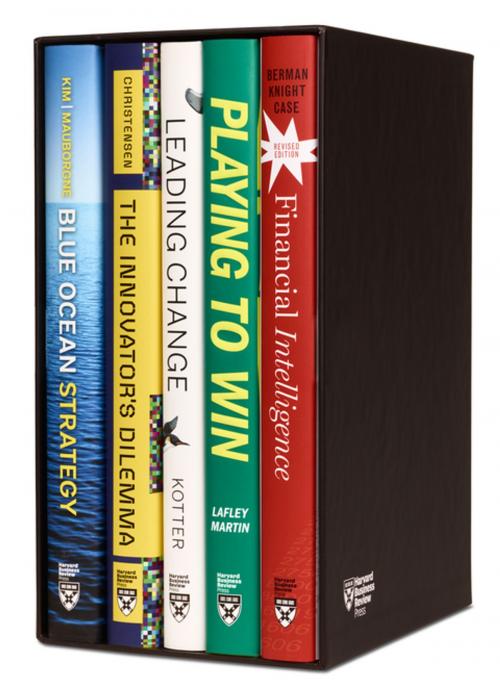 Cover of the book Harvard Business Review Leadership & Strategy Boxed Set (5 Books) by Harvard Business Review, John P. Kotter, Clayton M. Christensen, Renée A. Mauborgne, W. Chan Kim, Harvard Business Review Press