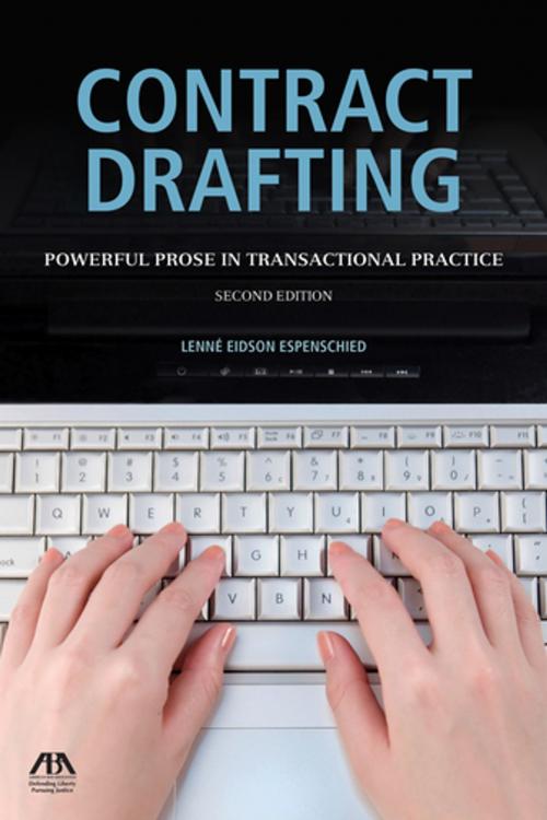Cover of the book Contract Drafting by Lenne Eidson Espenschied, American Bar Association