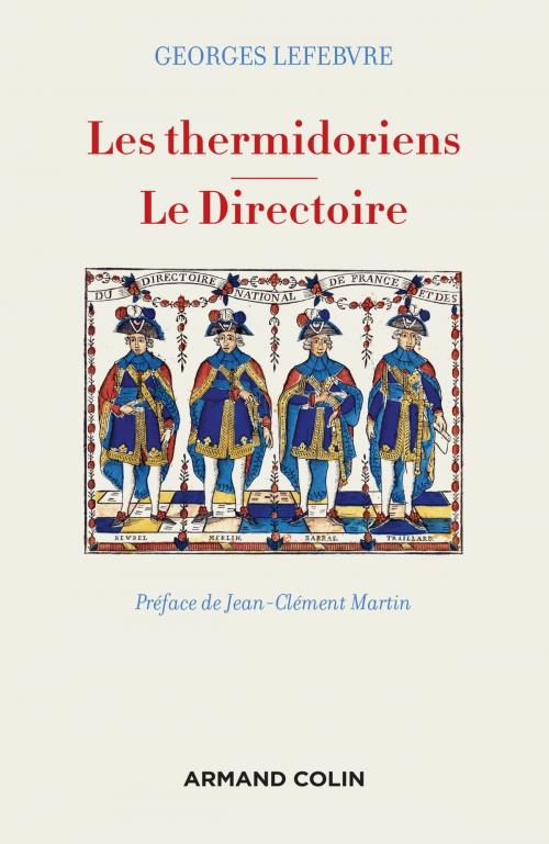 Cover of the book Les thermidoriens - Le Directoire by Georges Lefebvre, Armand Colin