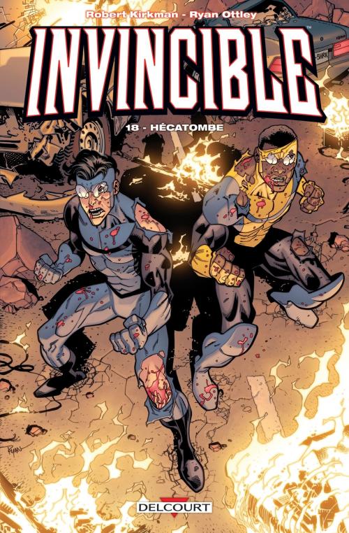 Cover of the book Invincible T18 by Robert Kirkman, Ryan Ottley, Delcourt