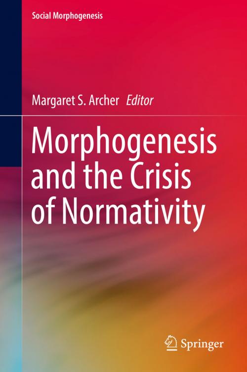 Cover of the book Morphogenesis and the Crisis of Normativity by , Springer International Publishing