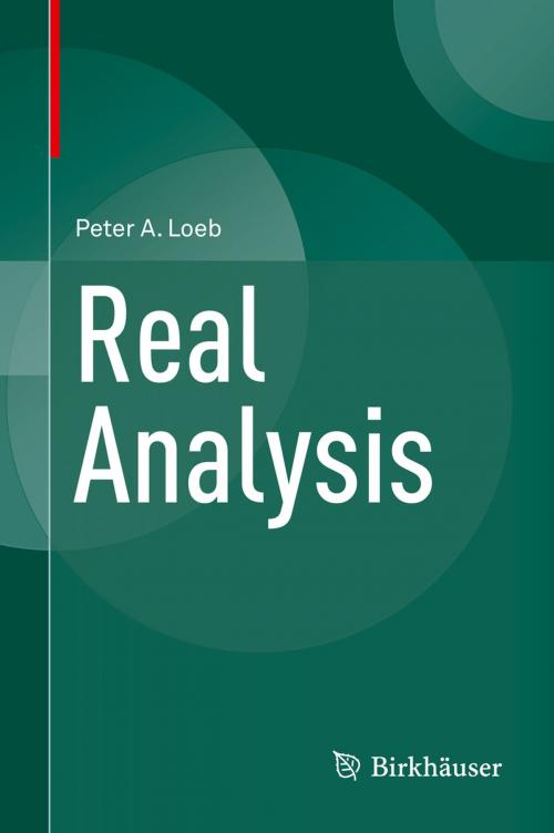 Cover of the book Real Analysis by Peter A. Loeb, Springer International Publishing