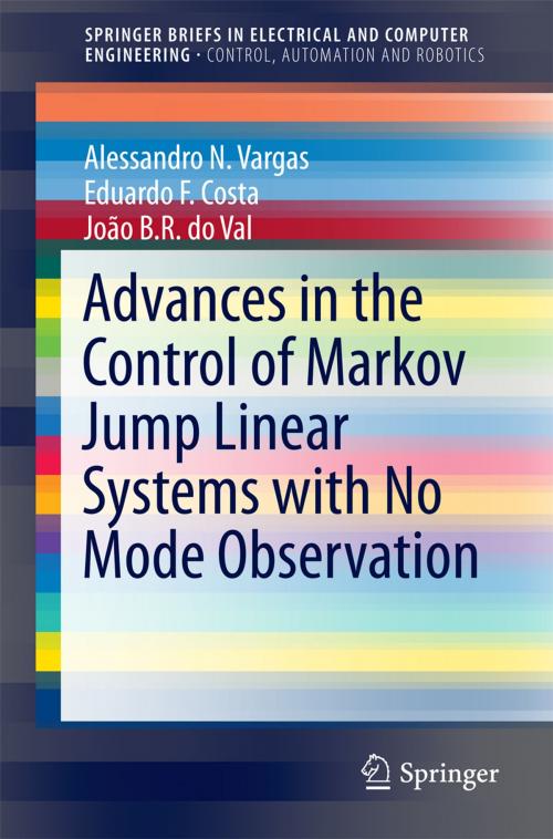 Cover of the book Advances in the Control of Markov Jump Linear Systems with No Mode Observation by Alessandro N. Vargas, Eduardo F. Costa, João B. R. do Val, Springer International Publishing