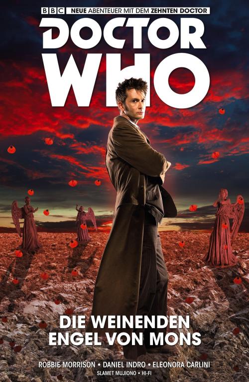 Cover of the book Doctor Who Staffel 10, Band 2 - Die weinenden Engel von Mons by Robbie Morrison, Panini