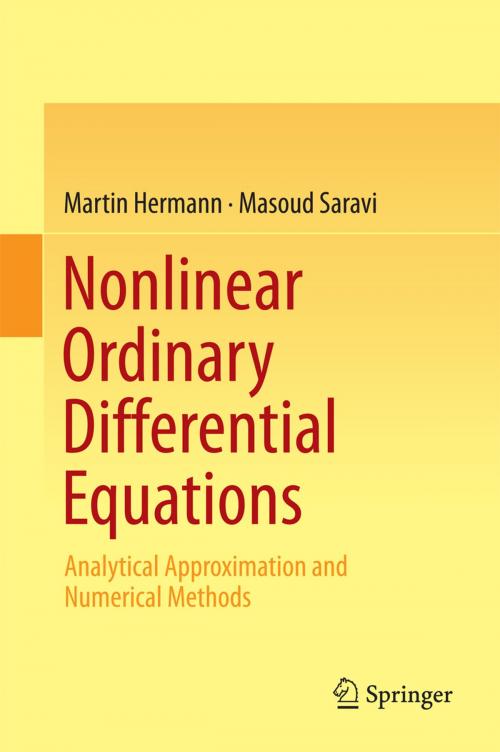 Cover of the book Nonlinear Ordinary Differential Equations by Masoud Saravi, Martin Hermann, Springer India