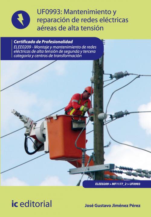 Cover of the book Mantenimiento de redes eléctricas aéreas de alta tensión by José Gustavo Jiménez Pérez, IC Editorial