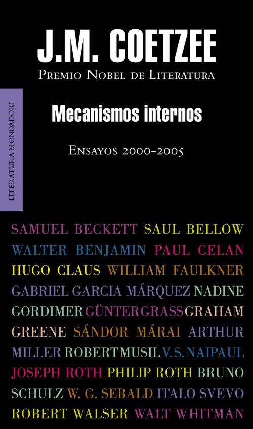 Cover of the book Mecanismos internos by J.M. Coetzee, Penguin Random House Grupo Editorial España